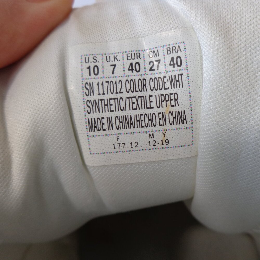 Skechers Bobs Pulse Air Sneakers Walking White Memory Foam Women's Size 10 - Picture 4 of 7